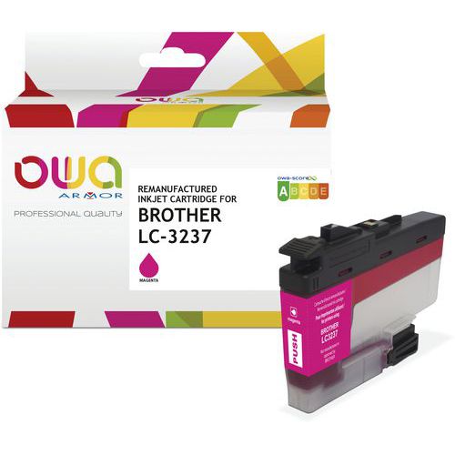Cartouche D'encre Remanufacturée Brother Lc3237 - Magenta