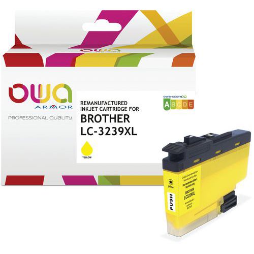 Cartouche D'encre Remanufacturée Brother Lc3239xl - Jaune