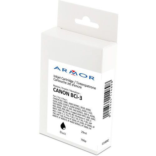 Cartouche D'encre Compatible Canon Bci-3 B - Noir