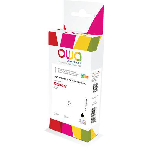Cartouche D'encre Remanufacturée Canon Pgi-5 - Noir