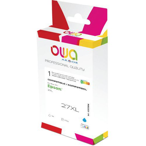 Cartouche D'encre Remanufacturée Epson 27xl - Cyan