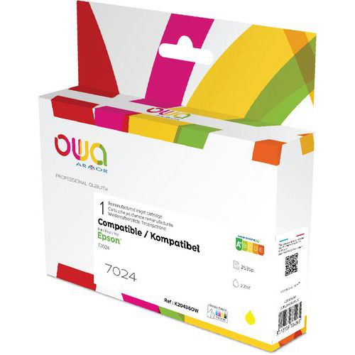 Cartouche D'encre Remanufacturée Epson T702 - Jaune