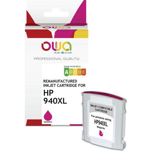 Cartouche D'encre Remanufacturée Hp 940xl - Magenta