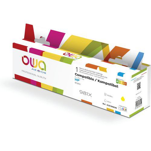 Cartouche D'encre Remanufacturée Hp 981x - Jaune