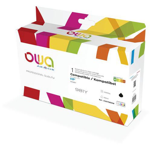 Cartouche D'encre Remanufacturée Hp 981y - Noir