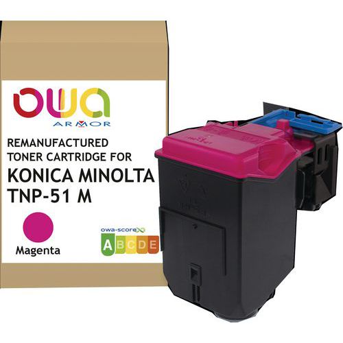 Toner Remanufacturé Konica Minolta Tnp-51m - Magenta