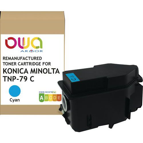 Toner Remanufacturé Konica Minolta Tnp79c - Cyan
