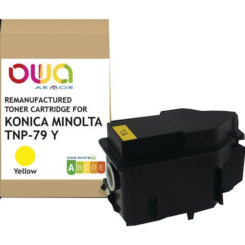 Toner Remanufacturé Konica Minolta Tnp79y - Jaune