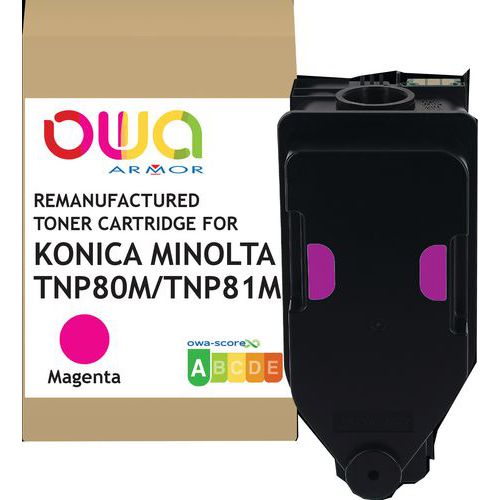 Toner Remanufacturé Konica Minolta Tnp80m-tnp81m - Magenta