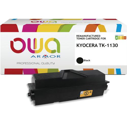 Toner Remanufacturé Kyocera Tk-1130 - Noir - 6000 Pages