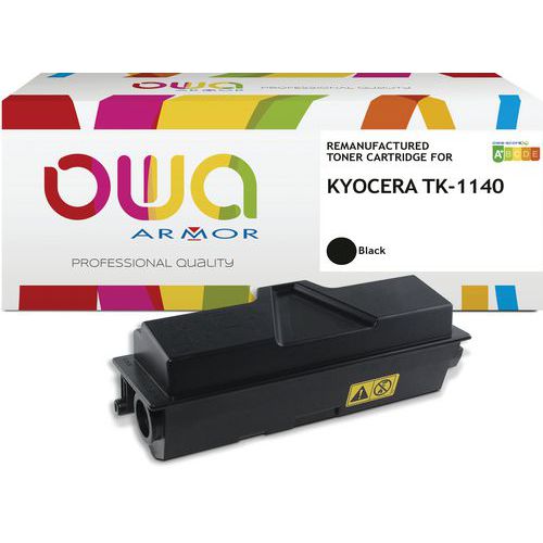 Toner Remanufacturé Kyocera Tk-1140 - Noir - 14 000 Pages