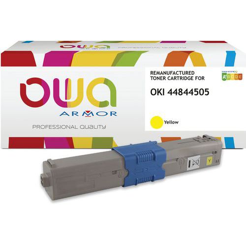 Toner Remanufacturé Oki 44844505 - Jaune