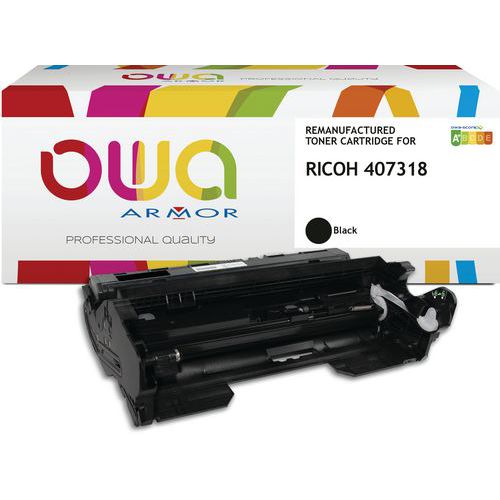 Toner remanufacturé Ricoh 407324 - Noir - Owa Toner remanufacturé Ricoh 407324 - Noir - Owa