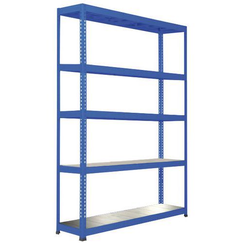 Rayonnage Rapid 1 1980x1830x915 5 Tablettes Metal Bleu