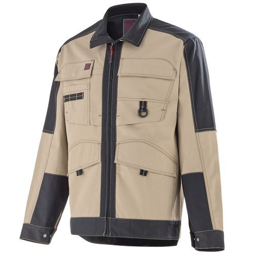 Blouson De Travail Shear Beige/noir T1 - Homme