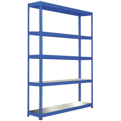 Rayonnage Rapid 1 5 Tablettes Metal 1980x1525x915 Bleu