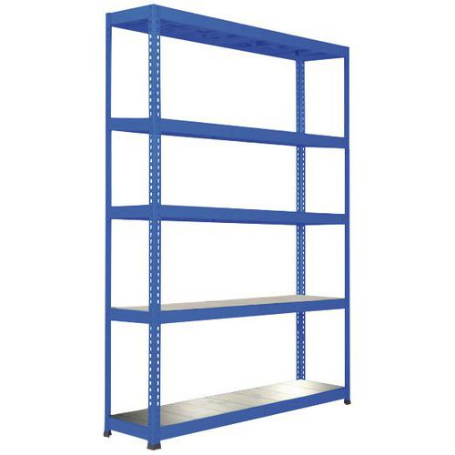Rayonnage Rapid 1 5 Tablettes Metal 1980x1830x610 Bleu