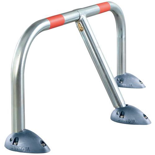 Barrière De Parking Rabattable Avec Embases