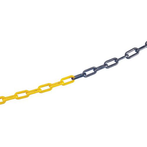Chaîne De Liaison 25 M Mottez Couleur Jaune & Noire