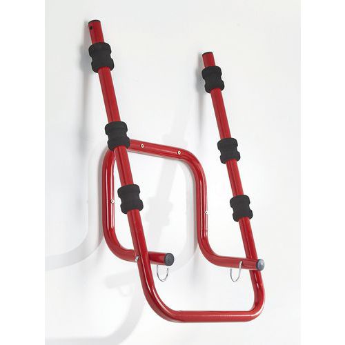 Support Mural Pour 6 Vélos Mottez B138C En Fer Gris - Neuf (B-Ware Sans Carton D'origine)