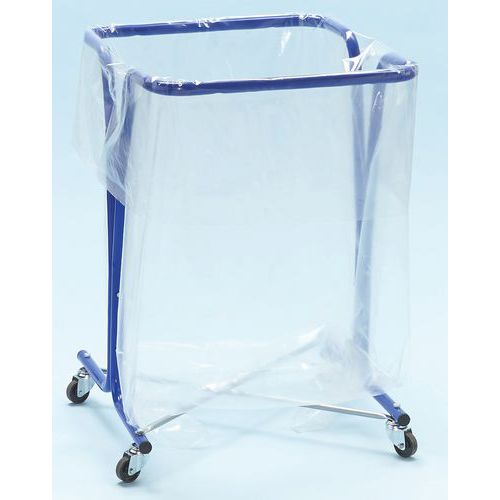 Support Sac Poubelle 240 Litres Bleu