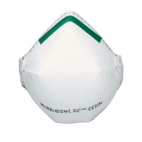 Honeywell - Masque Pliable P2 Willson Sans Soupape 4210 Ml