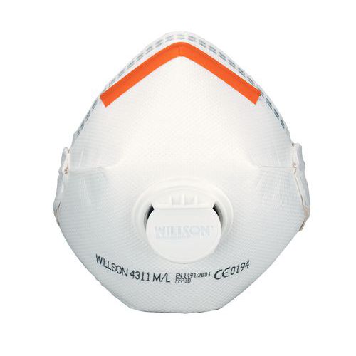 Masque Pliable P2sl Avec Valve Willson 4311ml