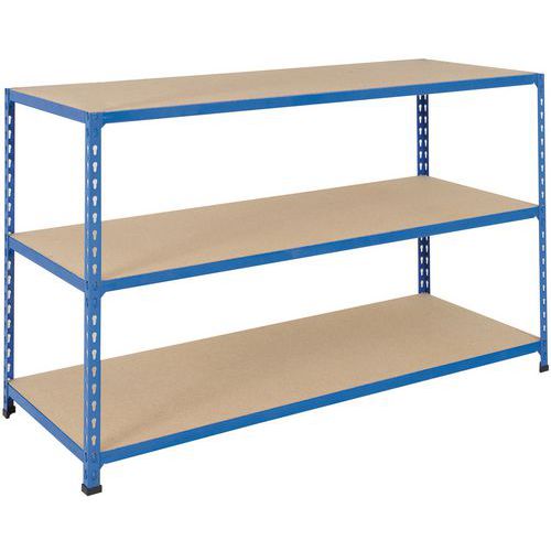 Rayonnage D'entrepot Manutan Rapid 2 914x1525x455 Bleu