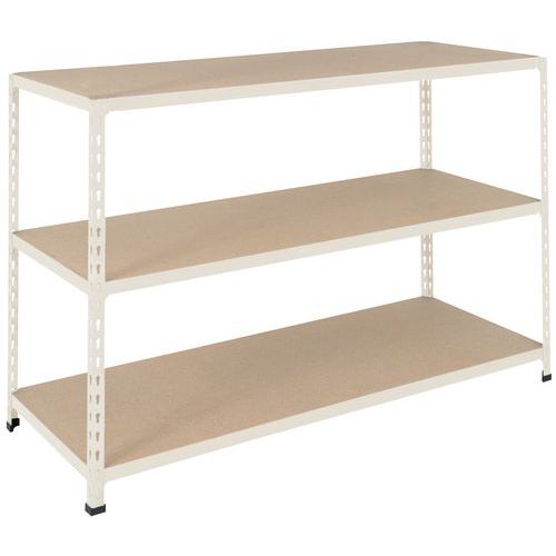 Rayonnage D'entrepot Manutan Rapid 2 914x1220x610 Gris Clair