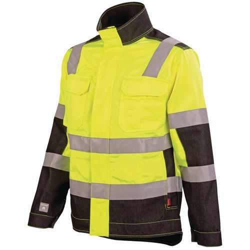 Blouson De Travail Lux Jaune/noir Xs - Unisexe