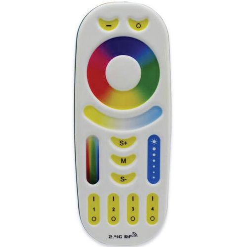 Télécommande RGBW-W fréquence 2,4 Ghz RF _Lumihome Télécommande RGBW-W fréquence 2,4 Ghz RF _Lumihome