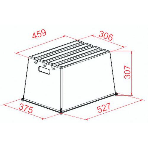 Marchepied Antidérapant QWORK® 9 Cm - Jusqu'à 220 Kg - Idéal Pour Personnes Âgées, Douche, Baignoire, Voiture Et Extérieur