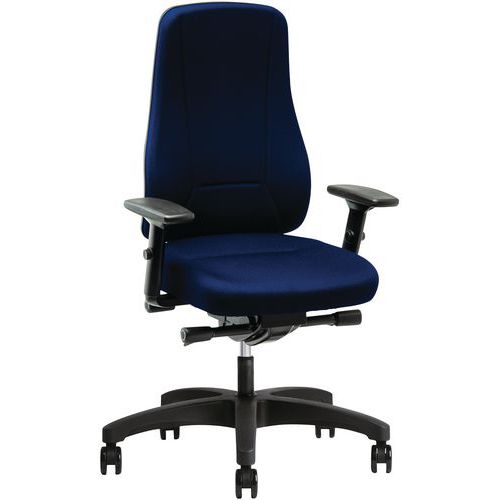 Siège De Bureau Younico 2456 Bleu Foncé