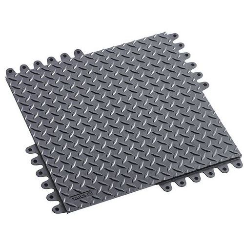 Dalle Antifatigue Modulaire De-flexâ„¢ 45cmx45cmx19mm Noir