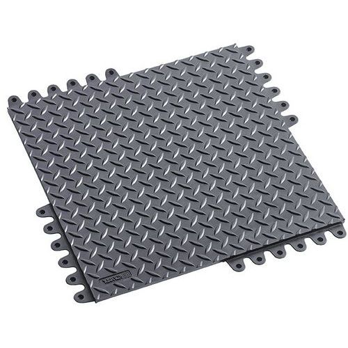 Dalle Antifatigue Modulaire De-flexâ„¢ Esd 45cmx45cmx19mm Noir