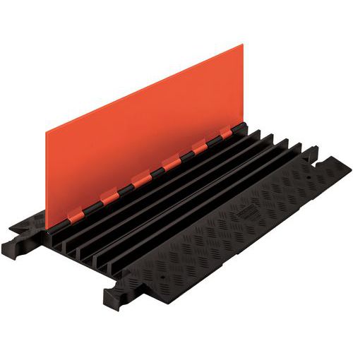 Protecteur Câble 5 Canaux Guard Dog® 50x91x5cm Orange/noir