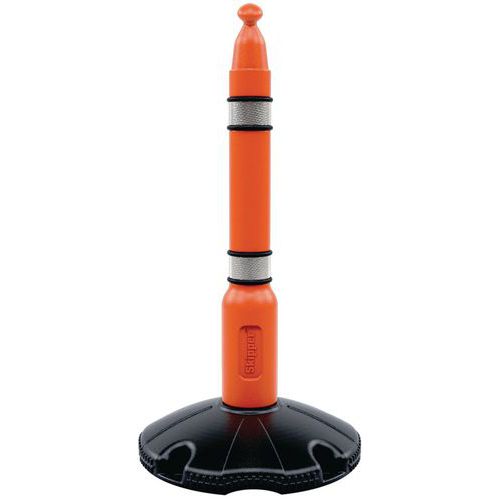 Ensemble Poteau Et Base Skipper Orange