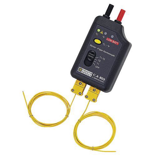 Adaptateur Température 2 Voies Thermocouple K Pr Multim -40
