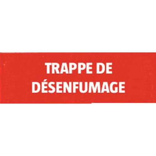 Panneau Rig 330x120 Mm Trappe De Desenfumage
