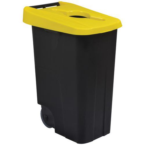 Poubelle 85 L Movatri Noir / Jaune