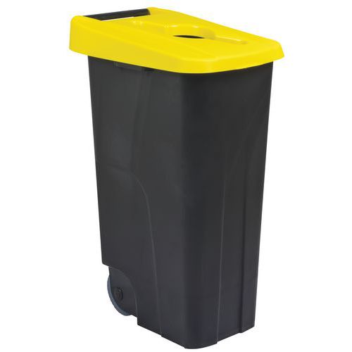 Poubelle 110 L Movatri Noir / Jaune