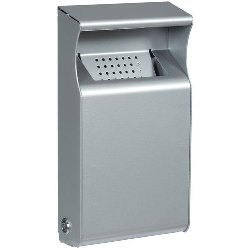 Cendrier 1 L Mural Kopa Gris Métal - Ral 9006