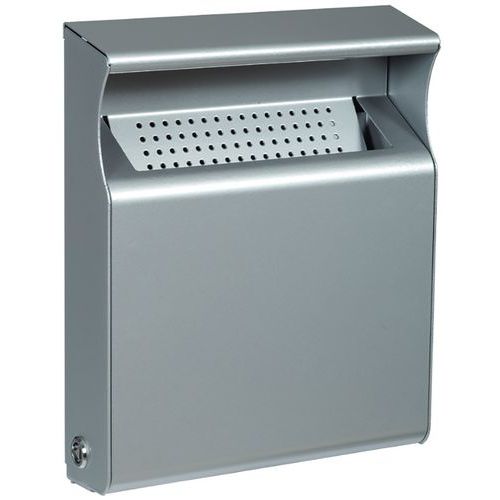 Cendrier 2 L Mural Kopa Gris Métal - Ral 9006