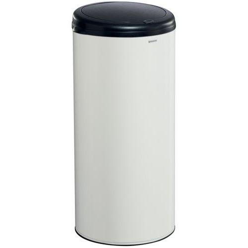 Poubelle 45 L Handtouch Blanc Signalisation - Ral 9016