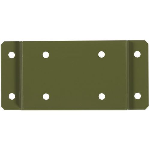Plaque De Fixation Murale Vert Olive - Ral 6003