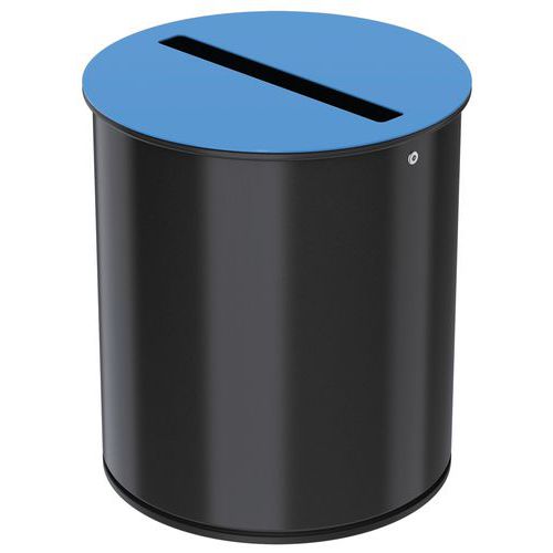 Poubelle De Tri 15 L Neotri Gris Manganèse / Bleu
