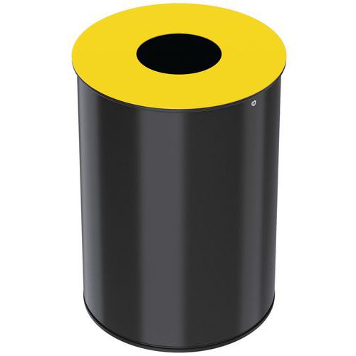 Poubelle De Tri 30 L Neotri Gris Manganèse / Jaune Colza