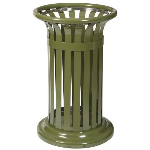 Corbeille 60 L Tulipe à Poser Vert Olive - Ral 6003