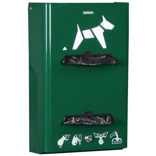 Distributeur Hygeca 2 Rouleaux Vert Mousse - Ral 6005