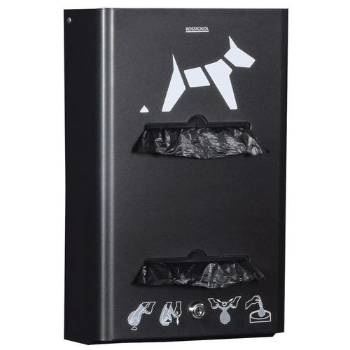 Distributeur Hygeca 2 Rouleaux Gris Manganèse